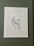 Textured Canvas with fine line 16x20