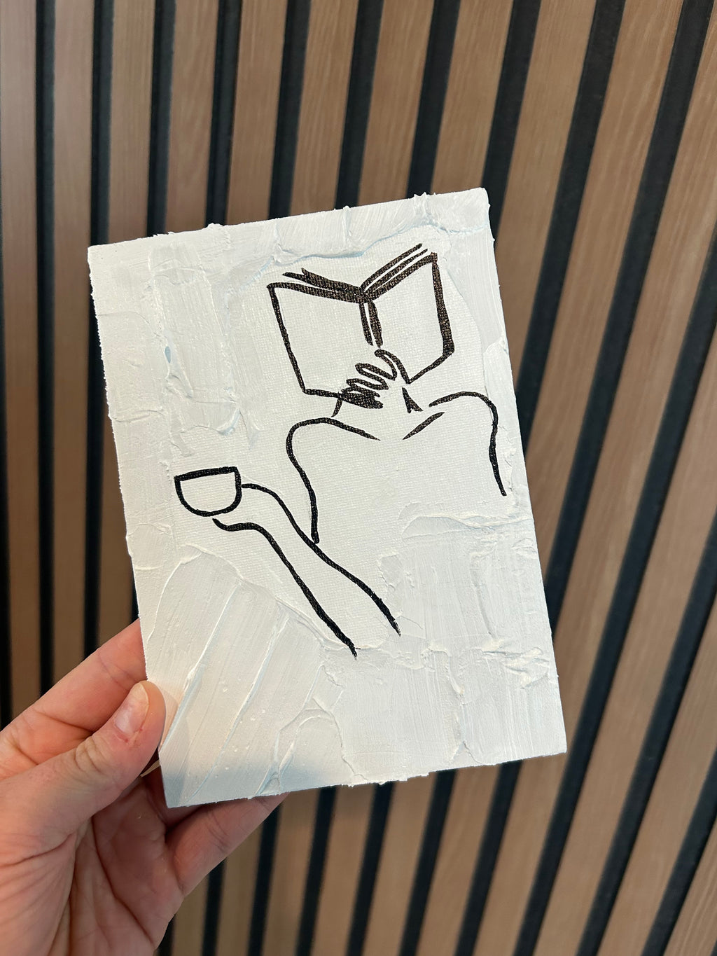 Mini Canvas - “Book Nook” 5x7