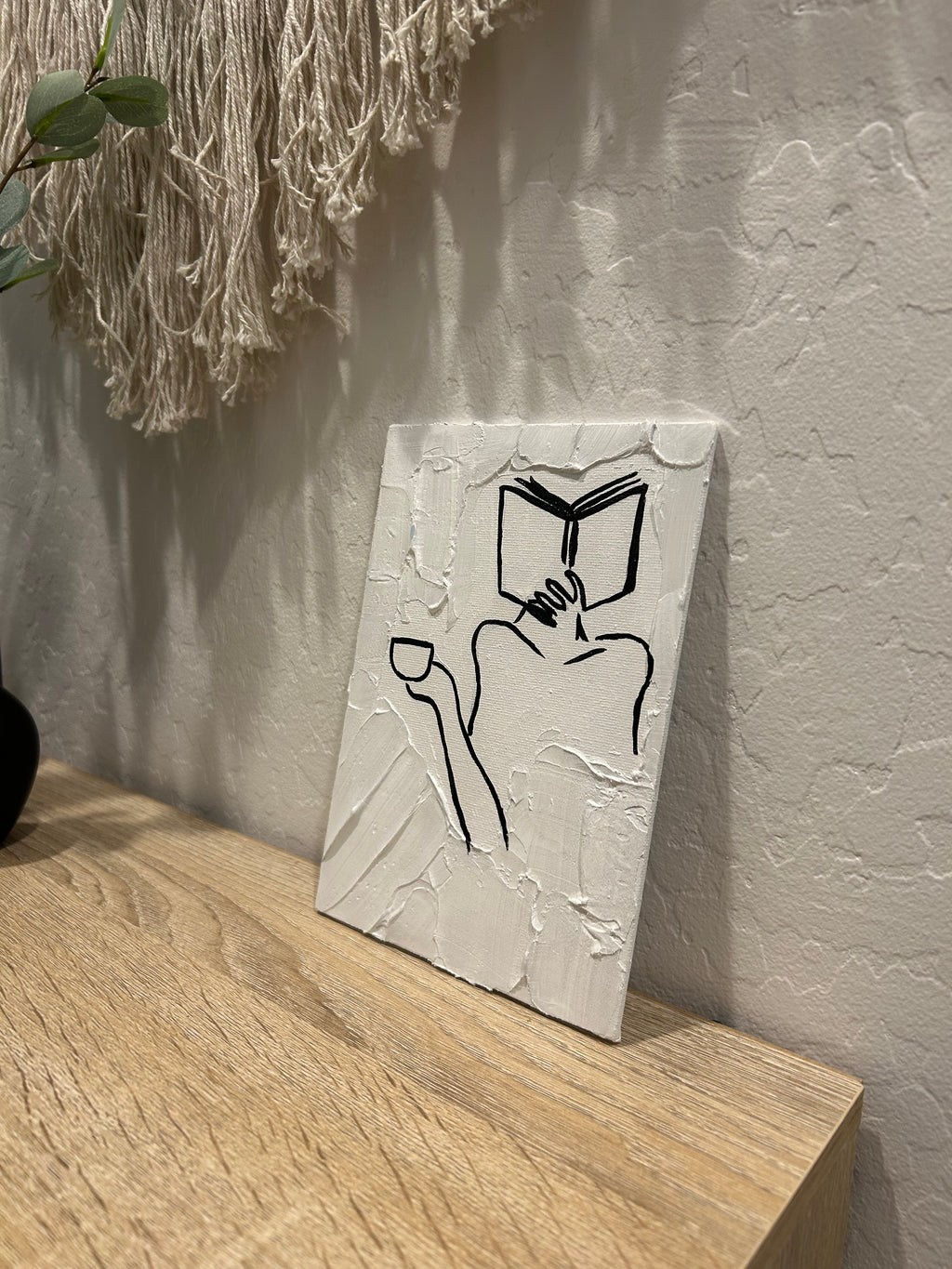 Mini Canvas - “Book Nook” 5x7